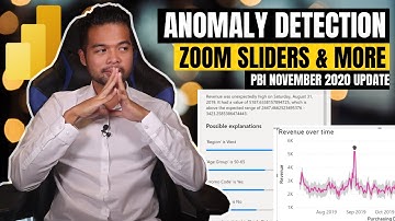 Anomaly Detection, Zoom Sliders AND MORE from Power BI November 2020 Feature Update