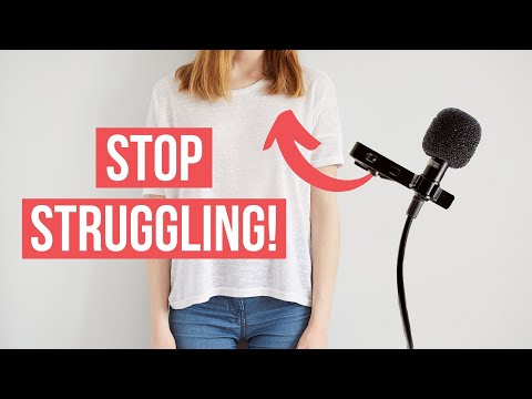 How to Put a Lavalier Mic on a T Shirt The Right Way! 