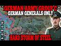 GERMANY ARMY GROUP C (German Generals Only) Hard Storm Of Steel