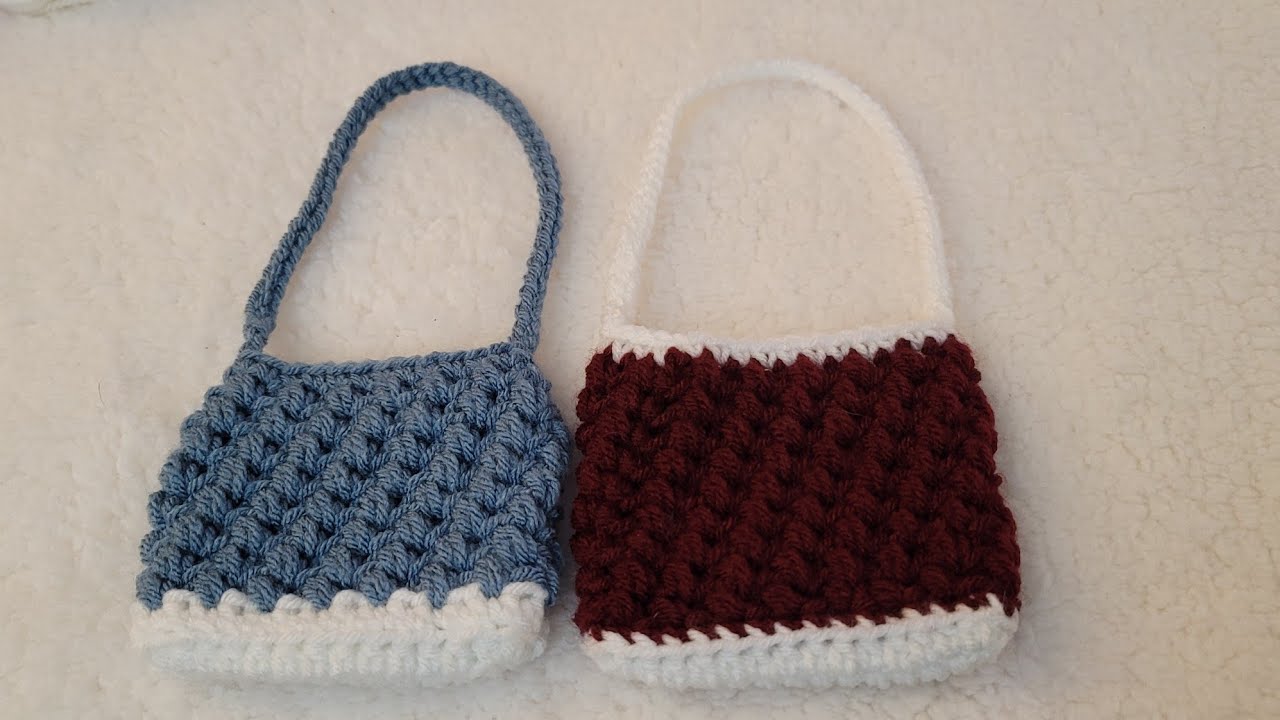 AG - Crochet Mini bean purse - Tutorial