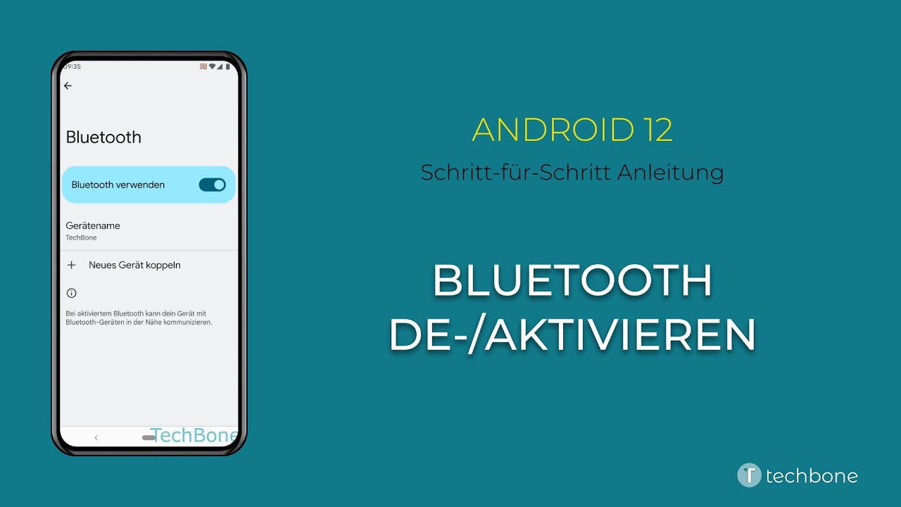 Bluetooth de-/aktivieren [Android 12] 