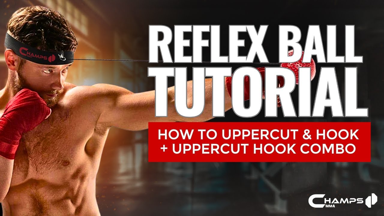 Boxing Reflex Ball Tutorial - How To Uppercut And Hook + Uppercut Hook  Combo 