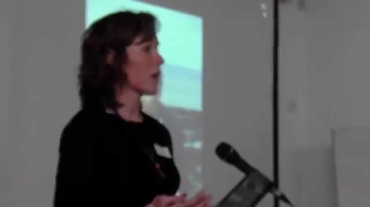 Tearfund's Jennifer Snelling says a few words