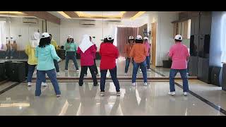 Aku Takut (REMIX) || Line Dance || Choreo By Shinta Andriyani (INA) || Demo By Opulent house Studio