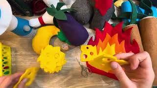 Felt Food Part 2 | Children’s Toys | Hand Sewing | Sit And Stitch With Me