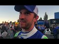 Reacciones de Daniel Suárez tras el inicio de la temporada de NASCAR en el Coliseo Memorial de L.A.