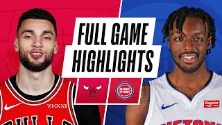 BULLS at PISTONS | FULL GAME HIGHLIGHTS | March 21, 2021