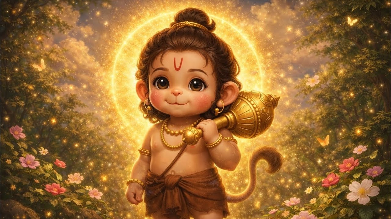 Hanuman Chalisa for Kids | Beautiful Devotional Song | Lord Hanuman Bhajan