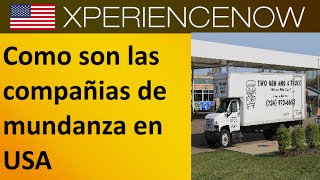 Como son las companias de mudanza en USA y como es mudarse