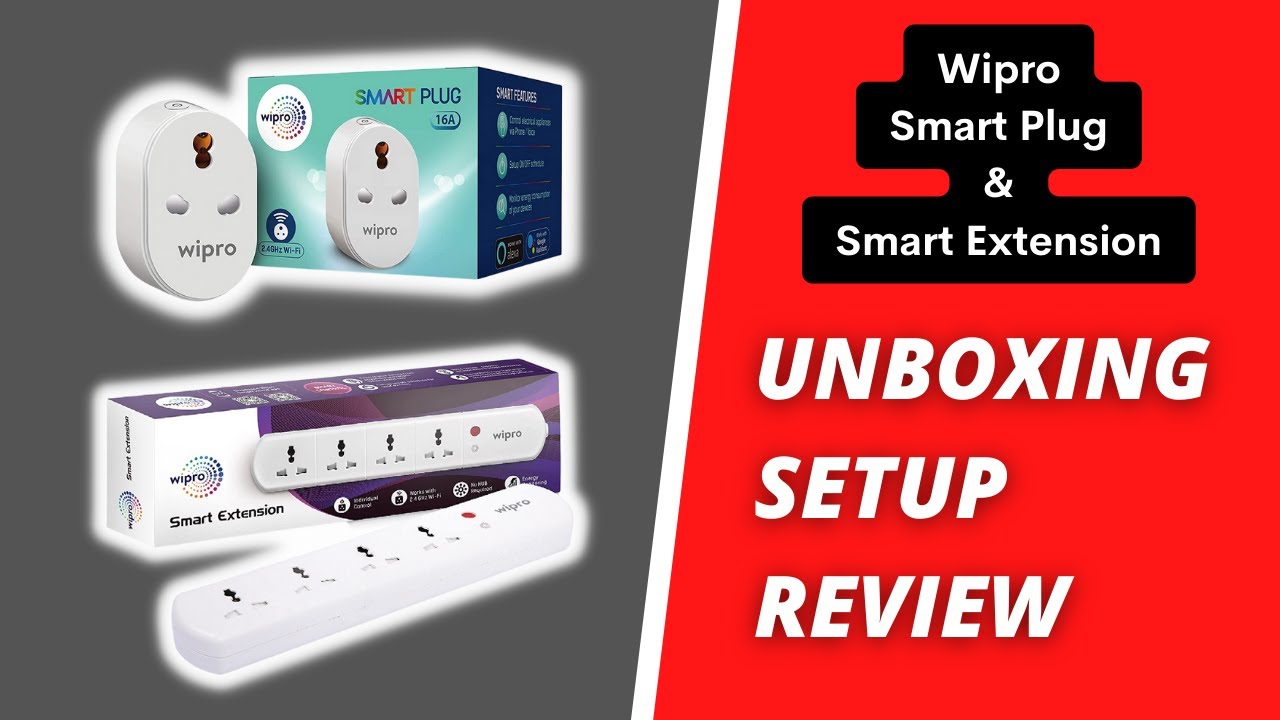 Wipro Smart Plug & Smart Extension Unboxing, Setup, and Review YouTube