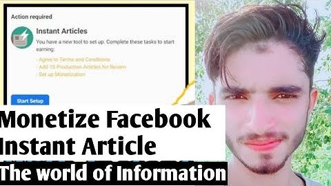 How to Monetize Facebook Page With Instant Articles Facebook Monetization The world of Information