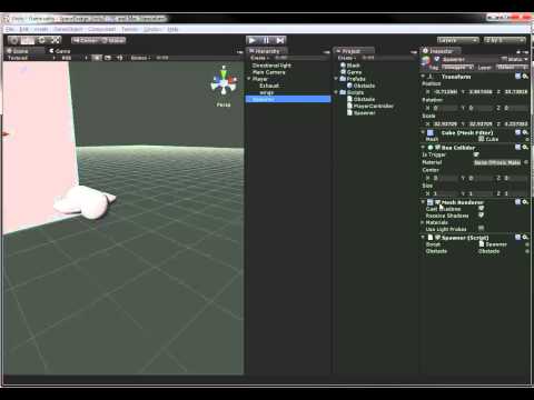 Unity Tutorial SpaceDodge Part 3 - Background