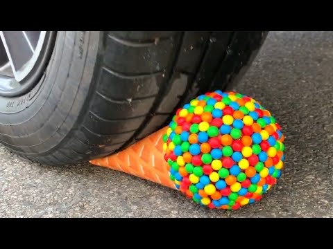 Satisfying Car Crush Experiment: ASMR Edition- Crazy Crunchy Crushing ...