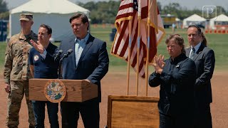 Ron DeSantis holds COVID-19 press conference at the Ballpark of the Palm Beaches