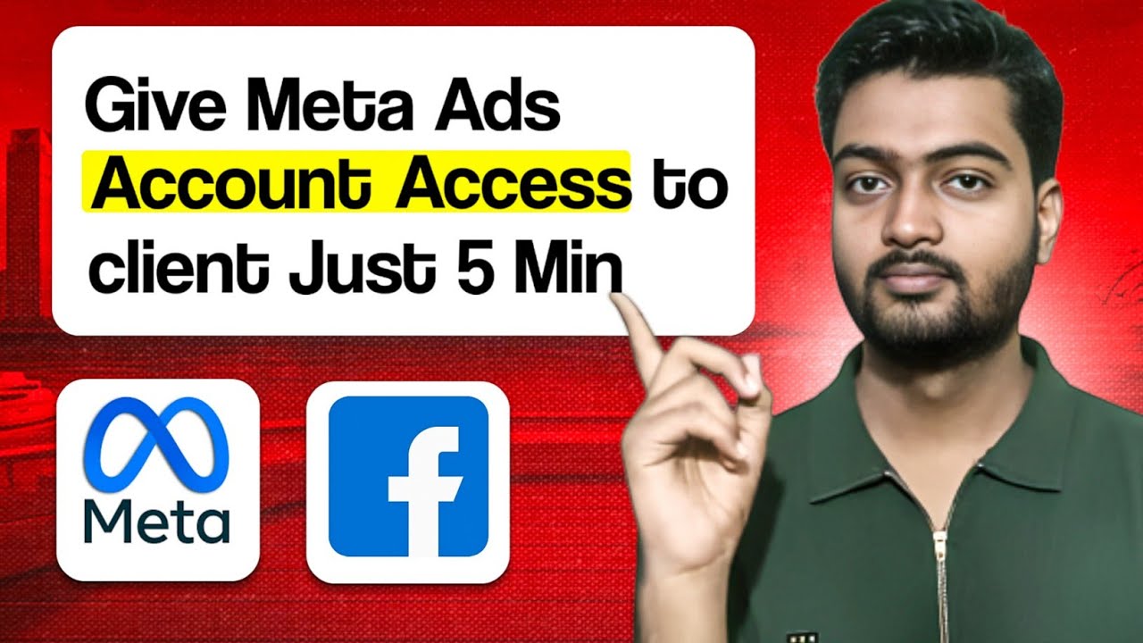 Give Facebook Ads Account Access to Client(2025) || Meta Business Manager Tutorial📍 (video lesson)