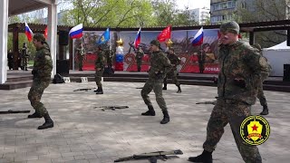 Показательные выступления группы рукопашного боя ЦГПВМ &quot;РУБЕЖ&quot; 9 мая 2022 года