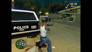 GTA: San Andreas - Dillimore Police Station rampage  + 4 star escape