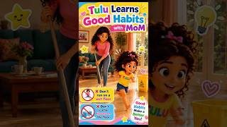 Tulu Learns Good Habit with Mom GoodHabits #KidsLearning #ParentingLife #TuluAndMom #englishforkids