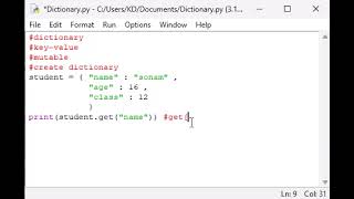 🐍 Python Dictionary | Dictionary in Python | Key-Value Pair | Python Programming