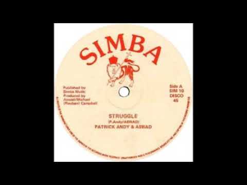 英12” Patrick Andy &amp; Aswad Struggle / Struggle Dub SIMBA10 NOT ON LABEL /00250 Patrick Andy & Aswad – Struggle – Vinyl (12