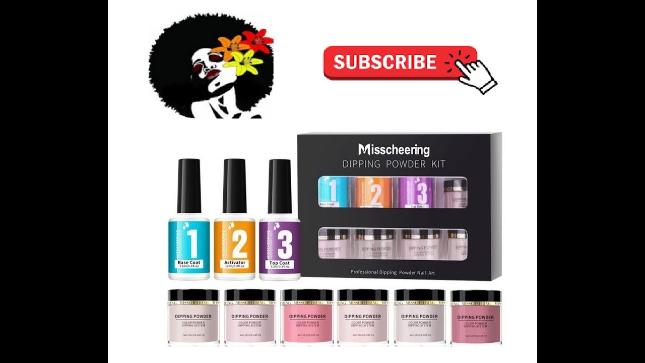 Misscheering Dip Powder Nails Kit Tutorial | iMbali Beauty Salon