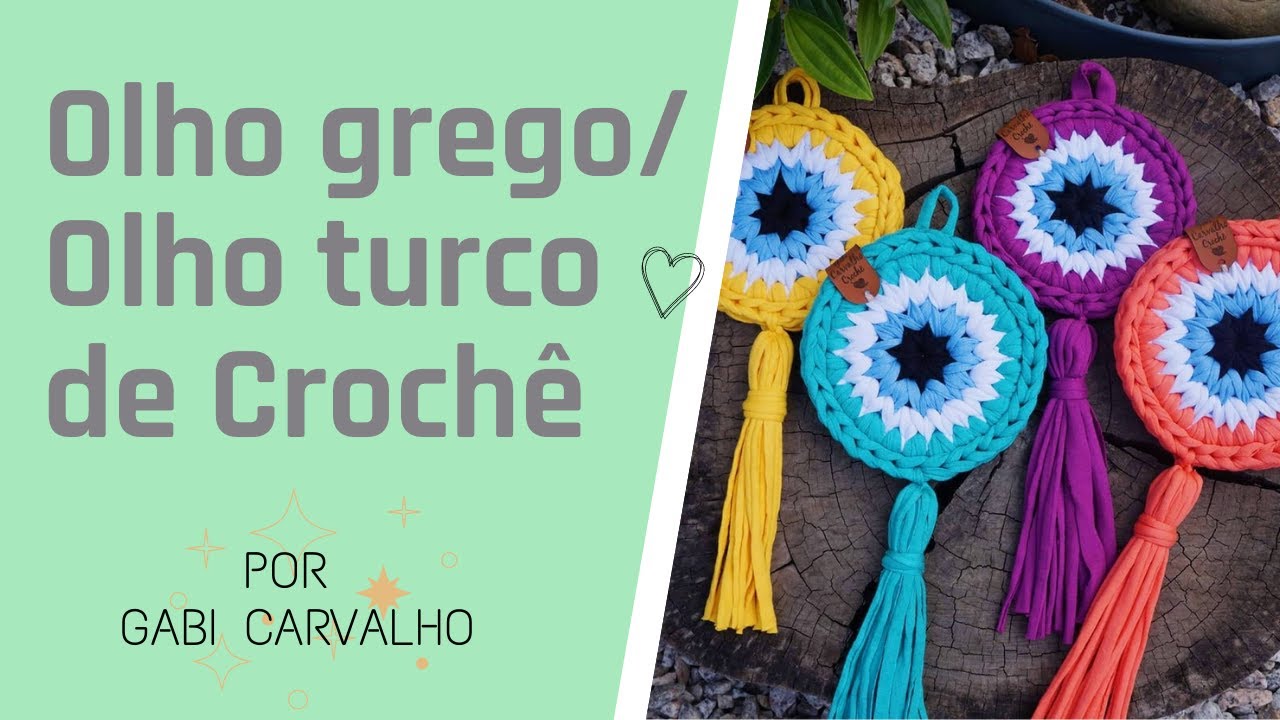 Olho Grego/Turco de Crochê