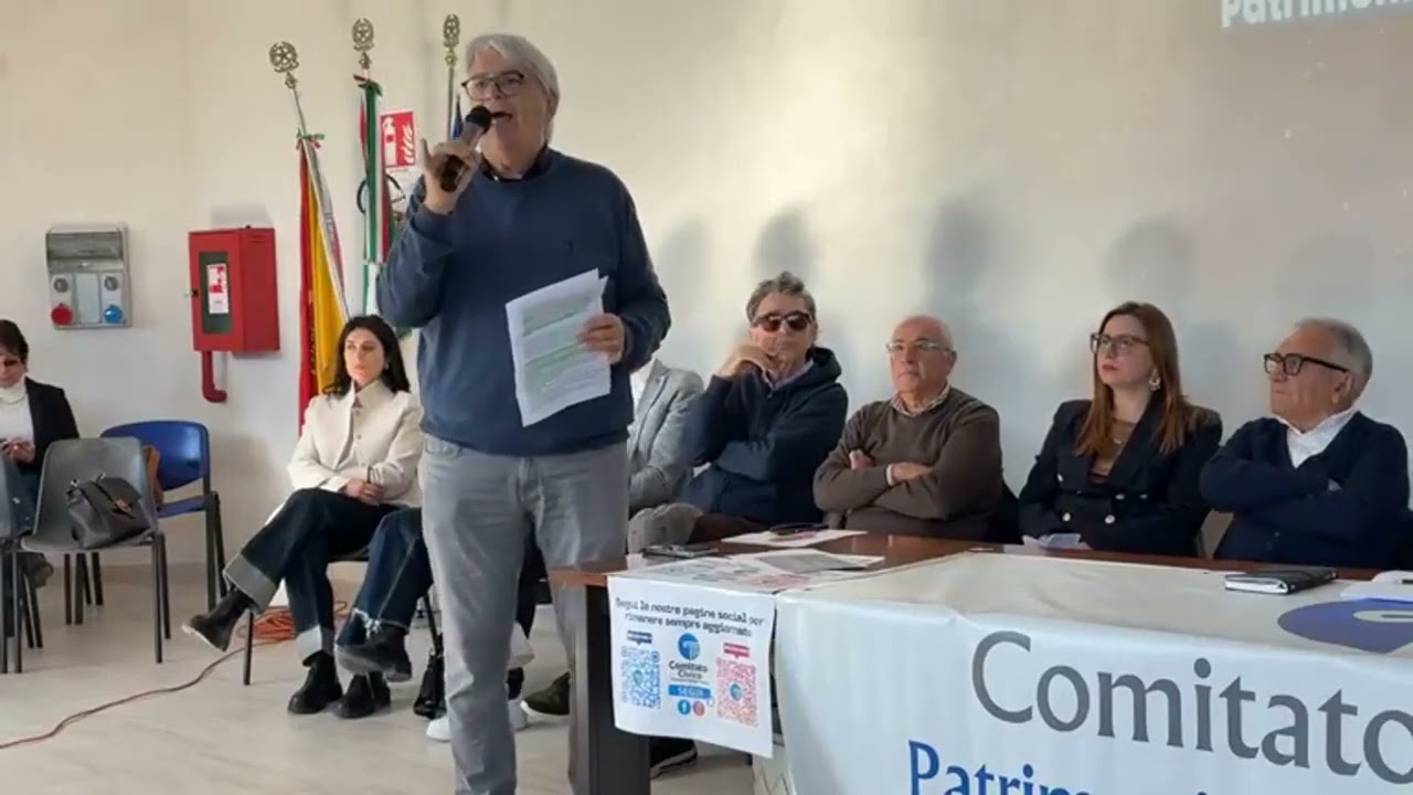 INTERVENTO DI NINO PORRELLO ALL'ASSEMBLEA CITTADINA DEL COMITATO CIVICO PATRIMONIO TERMALE