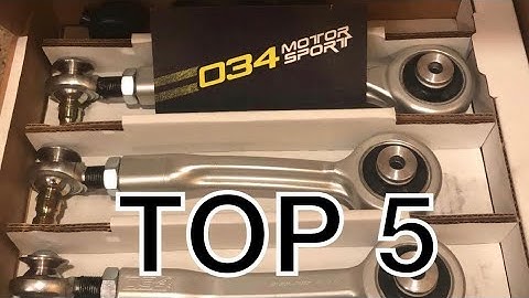 5 Reasons Why You Should Have Adjustable Upper Control Arms On Your Audi