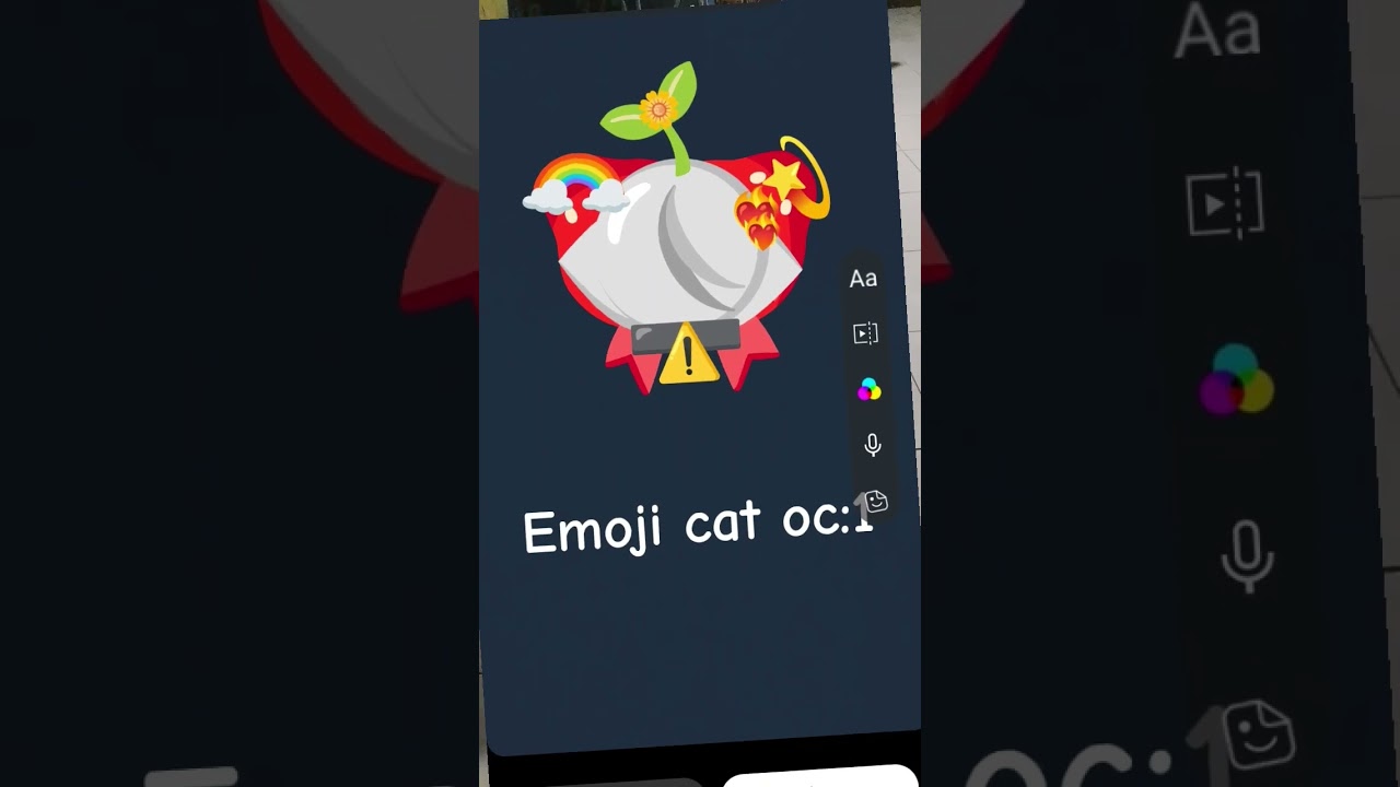 free oc emoji cat ❤
