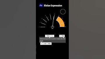 if/ else expression in after effects #expression #if #else #motion #aniamtion