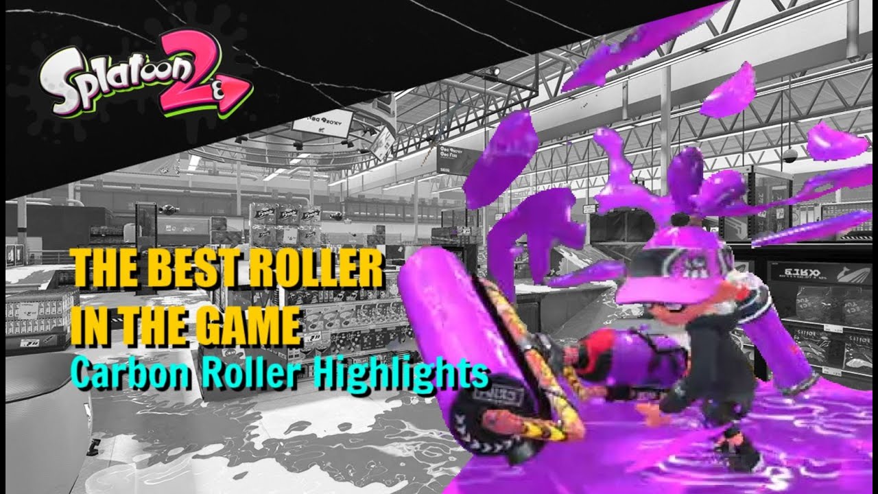 Top Level Carbon Roller Gameplay Splatoon 2 YouTube