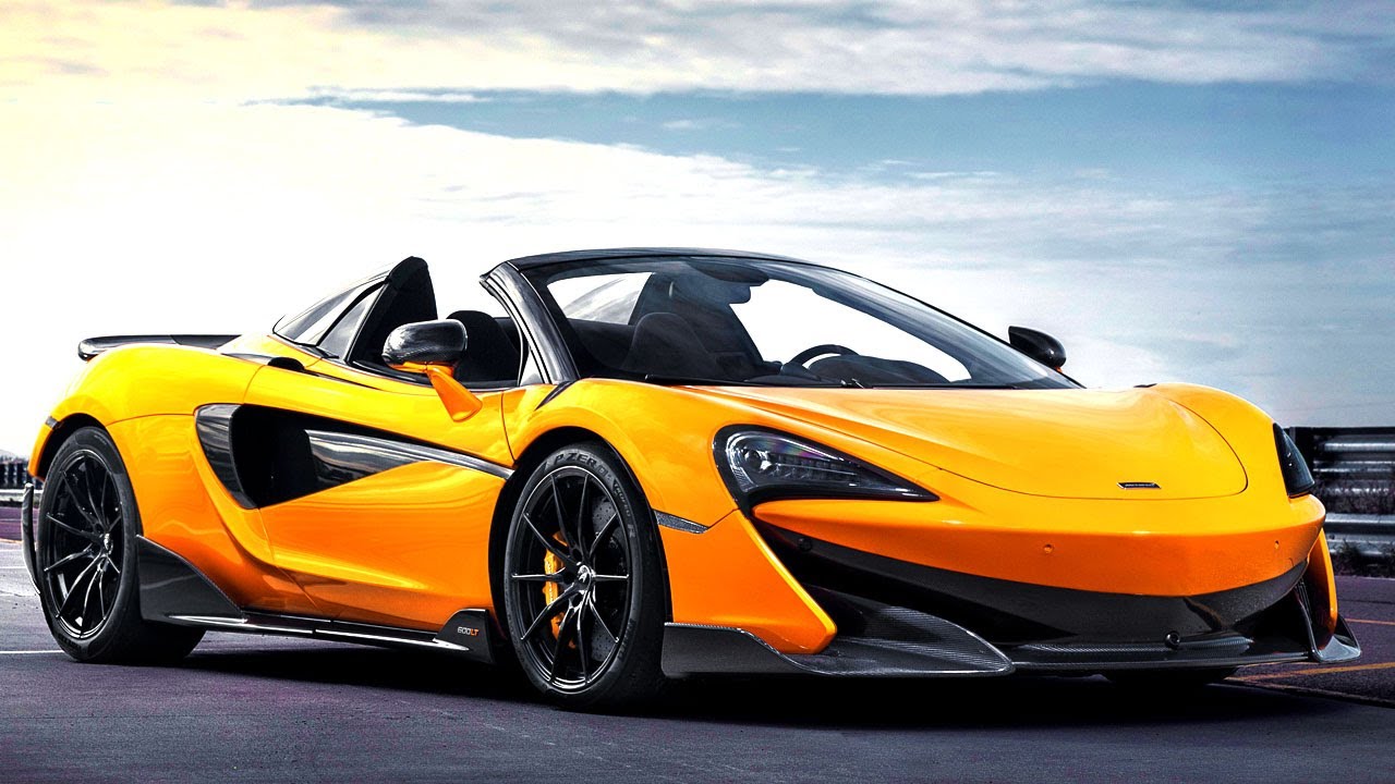 2019 McLaren 600LT Spider in Myan Orange - YouTube