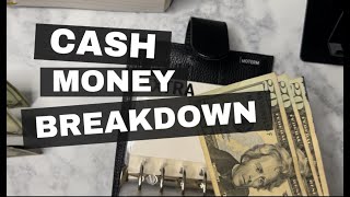 Cash Money Breakdown || December Paycheck 2023 || Low Budget Income