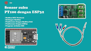 PT100 Sensor Suhu dengan Modbus RTU ESP32