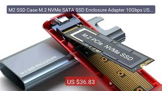 M2 SSD Case M.2 NVMe SATA SSD Enclosure Adapter 10Gbps USB 3.... — Amazing Value 2026 | Must Have!