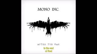 Mono Inc. - In the end (Inglés - Español)