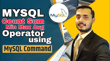 Mysql Count Sum Min Max Avg Tutorial | MYSQL