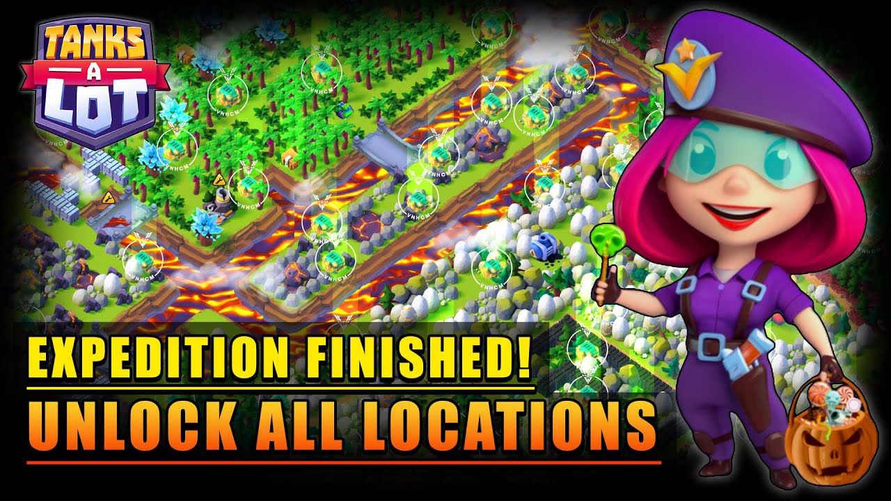 Finish! Unlock All Island Expeditions | Tanks A Lot