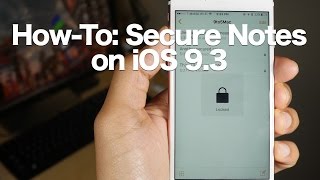 How-To: Password-protect Notes on iOS 9.3 screenshot 2