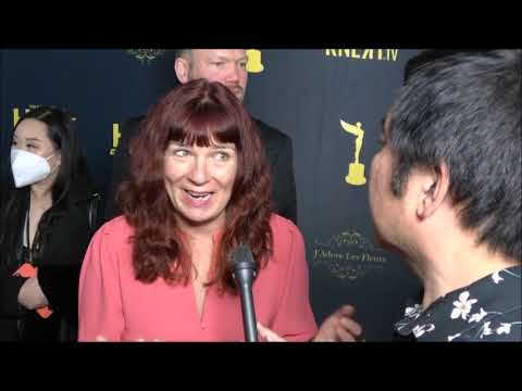 Melanie Coombs Carpet Interview at HCA Film Awards 2023