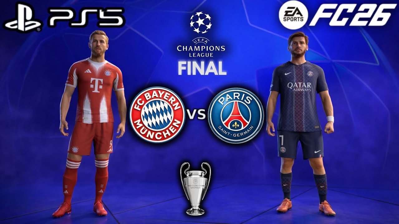 FC26 - Bayern Munich vs Paris Saint-Germain | UEFA Champions League Final | PS5 Gameplay {4K60}