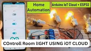 How to control bulb using IOT cloud || How to use push button || How to use Arduino iot cloud