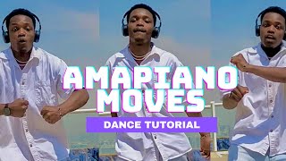 HOW TO DO 5 EASY AMAPIANO DANCE MOVES 2025 (TSHALA BAM, TOBETSA, BETHA KICK)