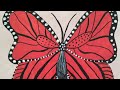 Butterfly painting | Acrylic painting for beginners | No sound #acrylicpainting #art #butterfly