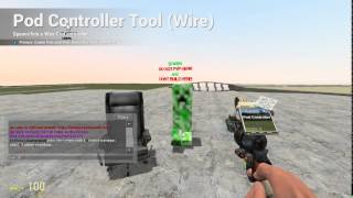 First Garry's Mod Tut. Thrusters and Turrets WireMod.