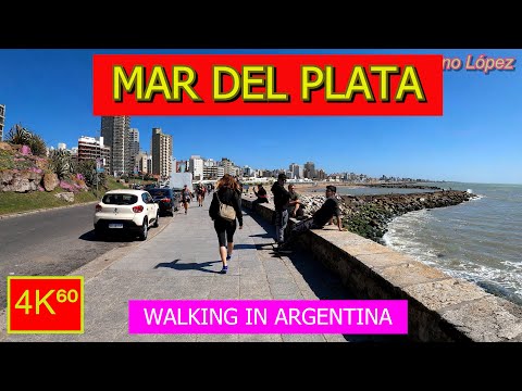 4K⁶⁰ ? - ? MAR DEL PLATA ☀️ walk (Rambla/Constitución) - ARGENTINA - Walking tour - TRAVEL - Vlog ?