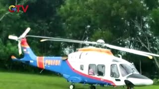 Heli Kapolda Jatim Mendarat Darurat di Tulungagung, Satu Atap Warga Rusak #BuletiniNewsSiang 23/02