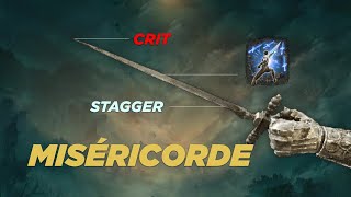 Elden Ring - Miséricorde / INSANE CRIT + STAGGER  is Amazing! I INT