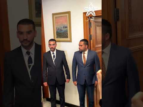 من زاوية أخرى.. لحظة دخول أعضاء حكومة المنصوري إلى الجلسة العمومية المشتركة