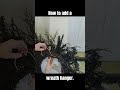 👻 How to Add a Wreath Hanger | Get Spooky Ghost Wreath | Design 1200